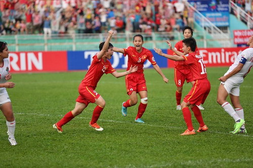 Defeating Jordan, Vietnamese girls approach 2015 World Cup final round